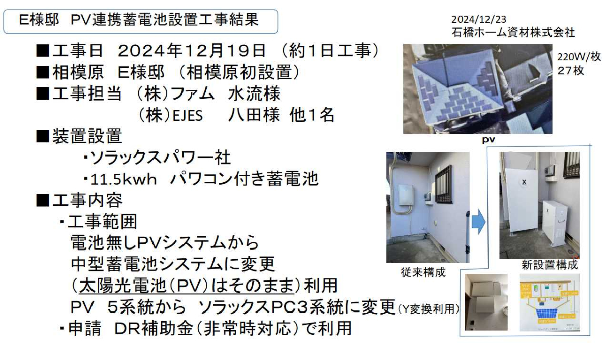 【工事仕様概要】　