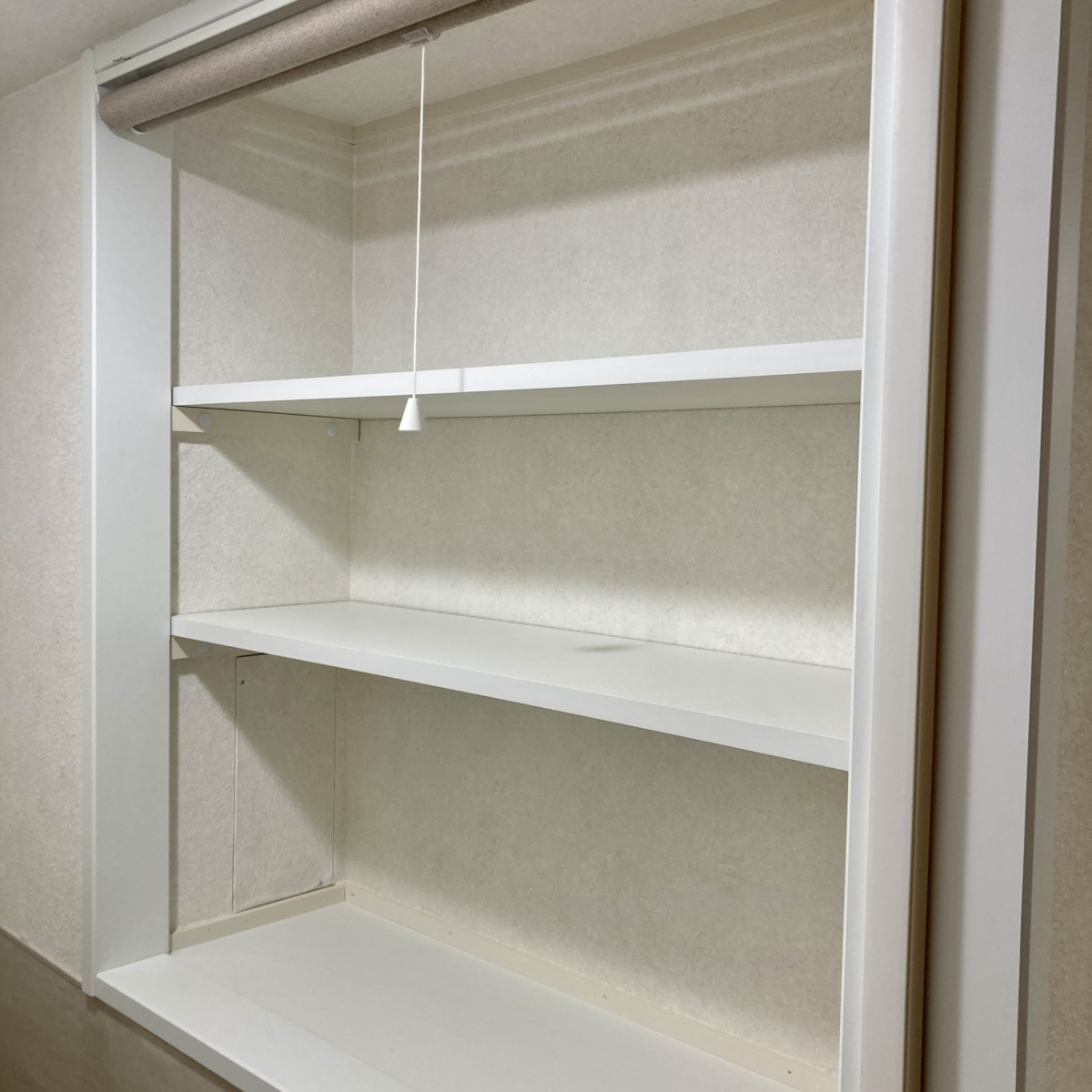 元々あった収納も綺麗に一新