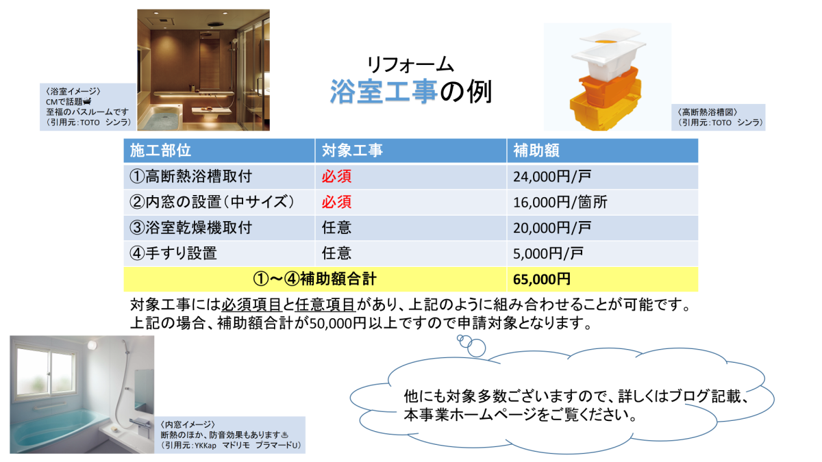 リフォームでのご利用例