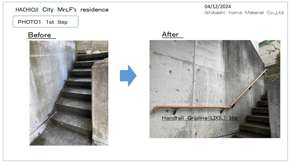 【handrail 1st step】